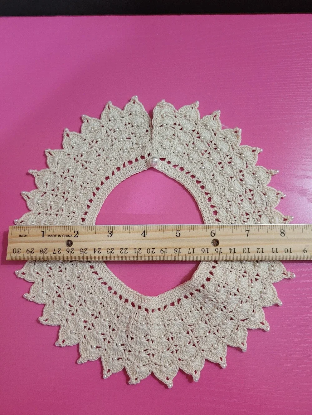 Bundle Of Crochet Items Collars And Tatted Lace See Description (1580)